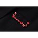 Women's Statement Blazer With Intricate Red Beadwork - Tailored Slim-Fit Career Jacket For Office & Evening Wear_ecoleips.com