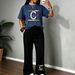 Luxury Gold Letter Print Matching Set Women's Casual Wear Comfortable plus Size Fit Unisex Couple's Pant Set_ecoleips.com