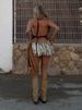 Retro Sequins Tube Top Bubble Skirt Set Women Sexy Glitter Ruffle Irregular Skirts Slim Shorts Sets Lady 2025 Chic Street Outfit_ecoleips.com