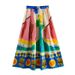 9277 Spring New Women's Fashion Camisole Vest + High Waist Printed Skirt Set_ecoleips.com