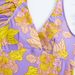 Women's Retro Ruffle One Piece Swimsuit Mesh Tight Fit Floral Dress Style Regular Thickness Summer Sexy Vacation Suit_ecoleips.com