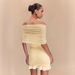 Luxury European American Style Women's Dress Strapless Pleated Mesh Patchwork Backless Slim Fit Elegant Slimming New 2025_ecoleips.com