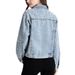 Women's Embroidered Rhinestone Denim Jacket – Slim Fit Bling Coat, Trendy Fall Fashion, Comfortable Stretch Cotton, Plus Size Available (S-5XL)_ecoleips.com