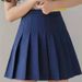 K New High-waisted Pleated Skirt For Women; Slimming Outfit; Short Skirt For Plus-size Women; Half-body JK Dress_ecoleips.com
