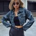 Women's Clothing Casual Versatile Short Fashion Denim Short Jacket_ecoleips.com