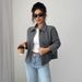 Elegant Minimalist Retro Women's Long Sleeved Vest Coat Autumn Winter Outerwear_ecoleips.com