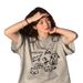 Summer Loose-fitting T-shirt In Milk Silk Gray, Slimming Short-sleeve, Niche Design With Regular Shoulders And Round_ecoleips.com