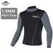 Aria Basics 1.5mm Sharkbat Thermal Wetsuit, Surfing Cold-proof Diving Suit, Long-sleeve Swimsuit Set_ecoleips.com