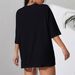 Women's Casual round Neck Short Sleeve T-Shirt Multi-Color Solid Loose Printed Top European American Style Fashionable Sports_ecoleips.com