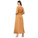 Lace Embroidered Long Skirt Elegant Retro Dress_ecoleips.com