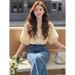 New Chinese Style Apricot Short Shirt For Women Summer Light Luxury High-end Gentle Temperament French Puff Sleeve_ecoleips.com