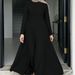 Elegant Long Sleeved Sexy round Neck Fishtail Dress Autumn New Arrival Women's Clothing European American Style_ecoleips.com