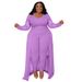 Women's Clothing New Style Plus Pocket Long Sleeve Stitching Elastic Jumpsuit Women_ecoleips.com