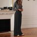 Women's High-Waist Wide-Leg Trousers - Casual Blazer Pants With Button Closure For Spring Summer Versatile Color Selection_ecoleips.com