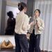 Korean-style Stand-collar Short Women, 2025 Spring New Model, Loose Casual Design, Stylish Jacket For Petite Women_ecoleips.com