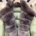 girl 2025 Autumn Winter New Fashion 90 White Duck Down Jacket Women Short Large Fox Fur Collar Parka Trendy_ecoleips.com