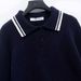 Casual Versatile Contrasting Color Knitted Sweater Top_ecoleips.com