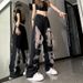 2024 Hong Kong Style Ripped Jeans For Women, Summer Straight Wide-Leg Floor-Length Pants, Loose Slimming Trendy Brand_ecoleips.com