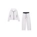 Unisex Hooded Zip-Up Tracksuit Set – Casual Pullover Hoodie & Jogger Pants (S/M/L, Fall Essentials)_ecoleips.com