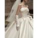 French Style Satin Light Wedding Dress Strapless Main Dress High Quality Train New Style 2026 Factory Direct Sales_ecoleips.com