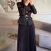 girl Girl In Stock Cross-Border European And American Foreign Trade Women's Clothing 2024 Autumn New Button Blazer Pleated Skirt_ecoleips.com