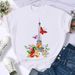 Cross-border Plus-size Harajuku Style Fashion New Product Eiffel Tower Women's Summer T-shirt_ecoleips.com