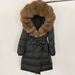 Women's Clothing Long Hooded Down Jacket With Fox Fur Trim - Lightweight Warm Winter Coat For Elegant Commute (Black + Multiple Color Options)_ecoleips.com