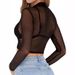 New European And American Cross-border Women's Clothing: Fresh, Sexy, Slim-fitting, Sheer, Tight-fitting,_ecoleips.com