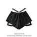 Women's High-Waisted Casual Shorts – Loose Fit, Elastic Waistband, Wide-Leg Summer Hot Pants_ecoleips.com