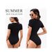 Women's Clothing Women's Slimming Milk Silk Bodysuit Set Style Comfortable Slight Elasticity Jumpsuits Rompers_ecoleips.com