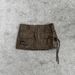 【No Returns Or Exchanges】Washed Vintage Motorcycle Leather Jacket Set Sexy Hot Girl Workwear Mini Skirt For Women_ecoleips.com