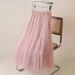 Women's Clothing Mesh Sequined Skirt Drape High Waist Slim A Line Big Swing Umbrella Skirt_ecoleips.com