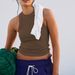 2025 Fashion Solid Color Slim Fit Versatile Sleeveless Vest, Slimming Simple Inner Layer BM Style Top For Outer_ecoleips.com