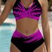 Women's Conservative Bikini Set – High-Waisted Swimwear With Removable Padding (S-Xl) – Quick-Dry & Uv Protection_ecoleips.com