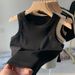 Women's Camisole For Inner And Outer Wear, 2026 New Slim-fit Short Style, Beautiful Back, Slimming, Trendy Sleeveless_ecoleips.com