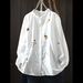 Forest Style Artistic Embroidered Wood Ear Collar Shirt For Women, Long-Sleeved, Soft, Skin-Friendly, Breathable, Loose_ecoleips.com