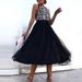 Women's Clothing new women's dress sexy sleeveless halter neck sequin dress_ecoleips.com