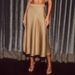 Women's A-Line Skirt Solid Color Satin Fabric European American Style Hip Spring Summer New Fashion Ladies Skirt_ecoleips.com