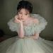 Green Evening Gown, 2026 New Style, Niche, Forest Themed, Fairy Like, Student Graduation, Vocal Arts Exam, Tulle Performance Costume._ecoleips.com