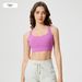 New European American Skin-friendly Nude-feel Sports Bra With Cross-back Design, Shockproof And Supportive_ecoleips.com