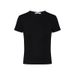 Women's Clothing Big Chest Pinch Waist Straight Shoulder T Shirt White Short Sleeve Hot Girl Short_ecoleips.com