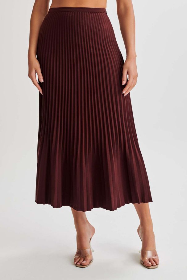 Verve AD2405 Women's Clothing 2025 Summer New Pleated Casual Skirt_ecoleips.com