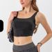 2026 New Soft Denim Yoga Sports Vest, Women's U-shaped Elastic Back, Quick Drying Fitness Top For External Wear_ecoleips.com