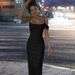 European And American Best-Selling Women's Clothing 2026 New Fashion Sexy Backless Side Pleated Solid Color Strap Dress_ecoleips.com