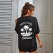 Women's Casual Round Neck Short Sleeve T-Shirt Multi-Color Style Simple Fashionable Sports Top Solid Printed Loose Fit_ecoleips.com
