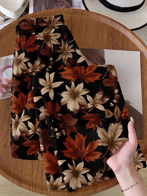 Women's High-Waisted Wide Leg Pants Black Slimming Loose Fit Casual Style Summer Trend_ecoleips.com