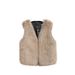Fur Women's Vest New Imitation Fox Hair Short Vest Thickened Fashion Vest Jacket_ecoleips.com