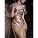 Women's Clothing One Shoulder Evening Dress Celebrity Fishtail Slim High End Light Luxury Niche Annual Meeting Dress_ecoleips.com