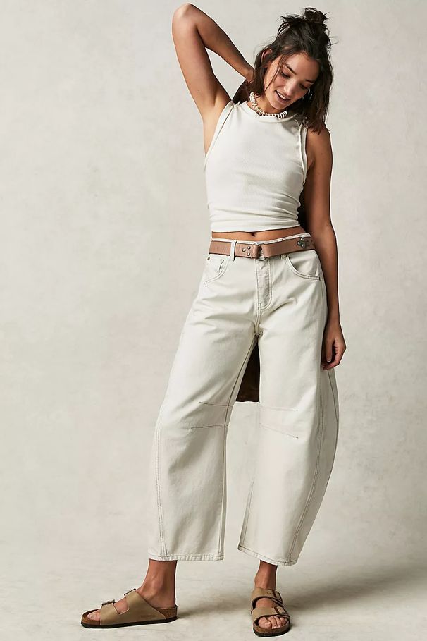 Women's Loose Straight Leg Denim Jeans New Summer Style Washed Wide Leg Trousers_ecoleips.com