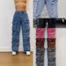 Women's Clothing Fashion Street Style Pocket Diamond Casual Jeans Overalls_ecoleips.com